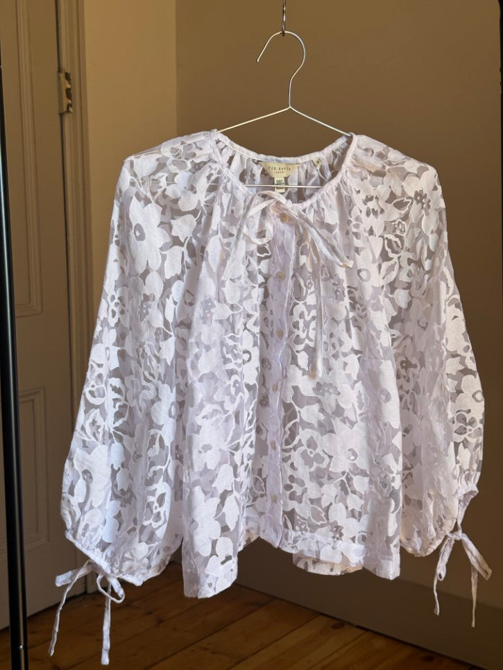 Burn out blouse (L)