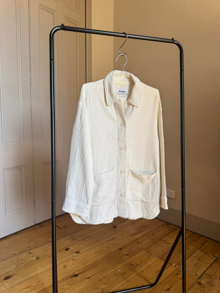 Textured cotton chore jacket (M)