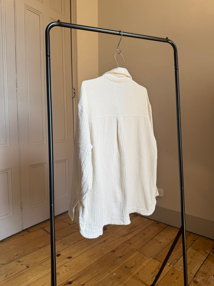 Textured cotton chore jacket (M)