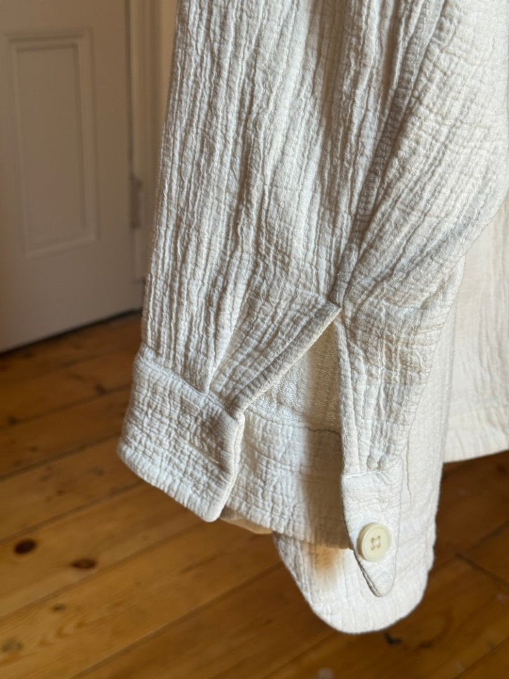 Textured cotton chore jacket (M)