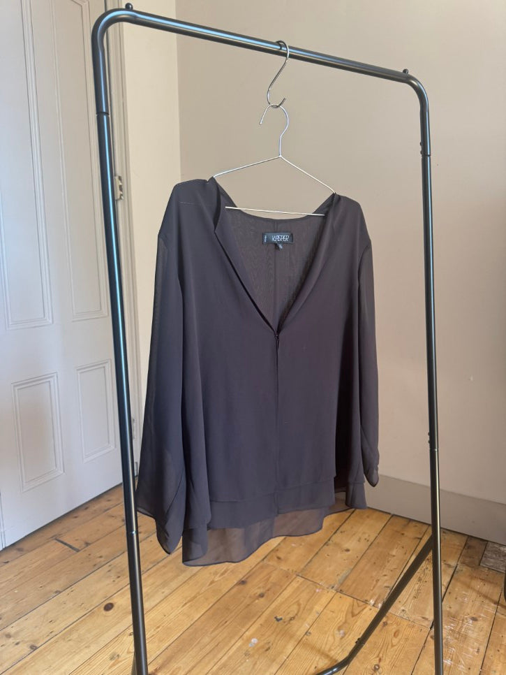 Sheer cover up cardigan (M)