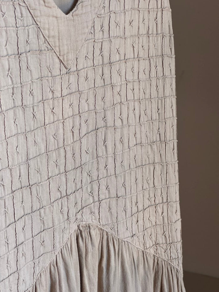 Sleeveless 100% cotton sun dress (M)