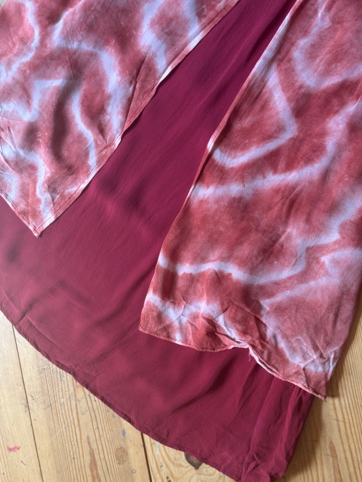 Tie dye overlay button dress (S / M)