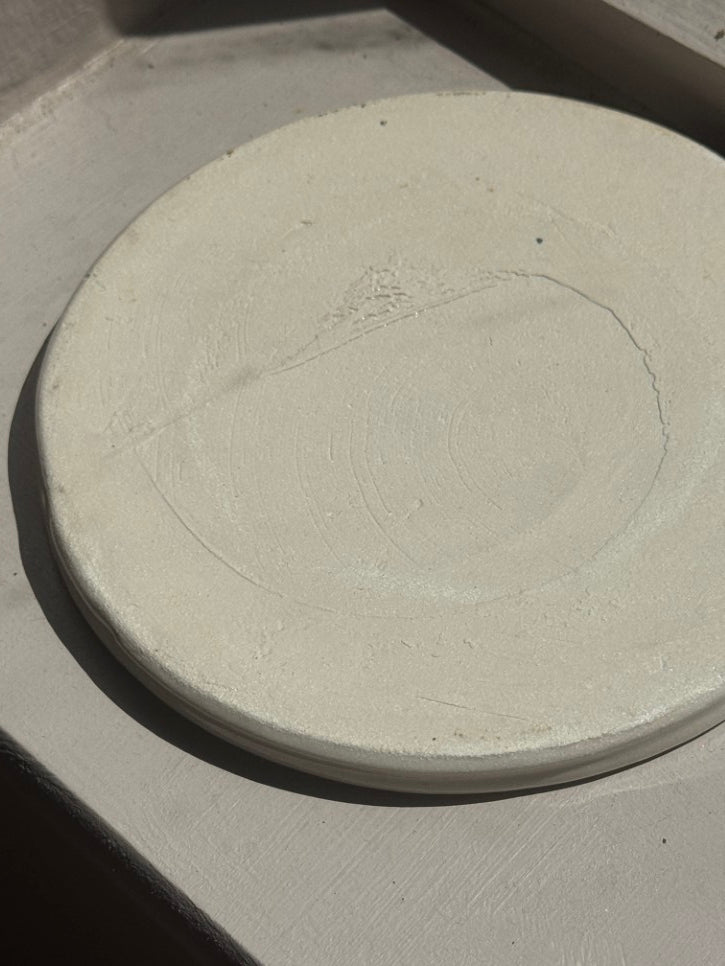 Painted swirl dish