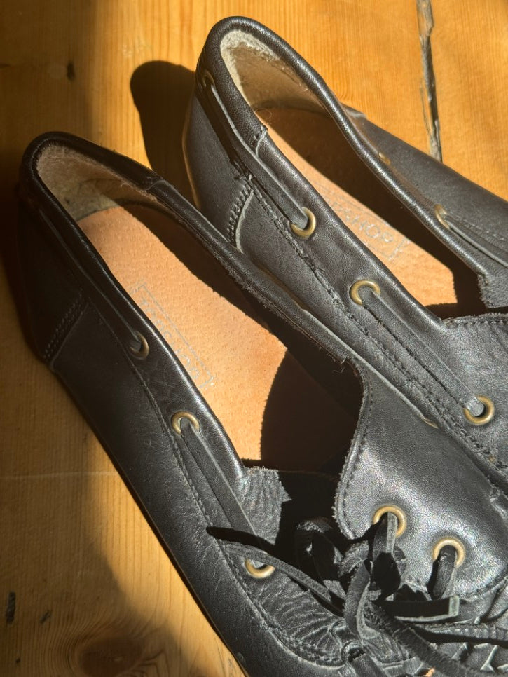 Leather woven boat shoes (6)